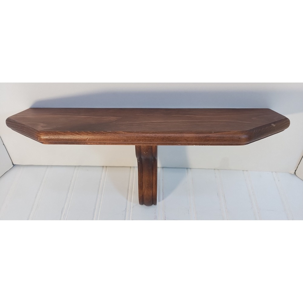Vintage Wood Floating Wall Shelf Corbel Bracket Display CottageCore Farmhouse